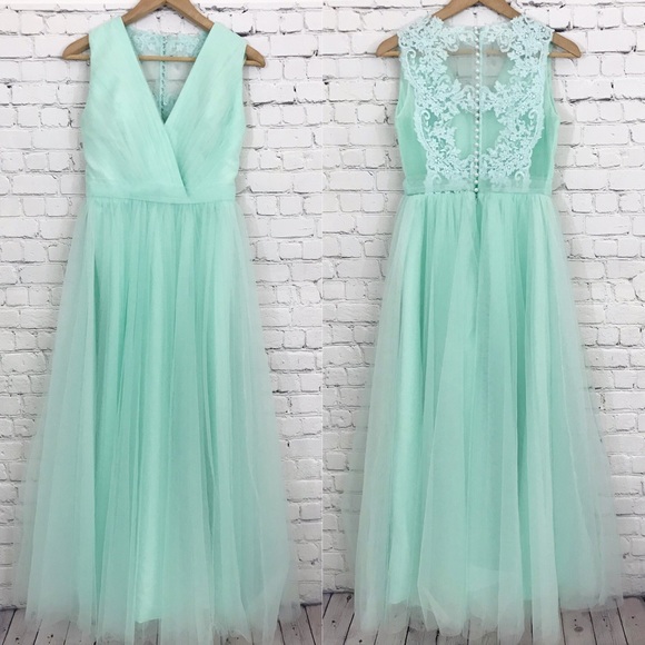jjshouse mint green bridesmaid dresses
